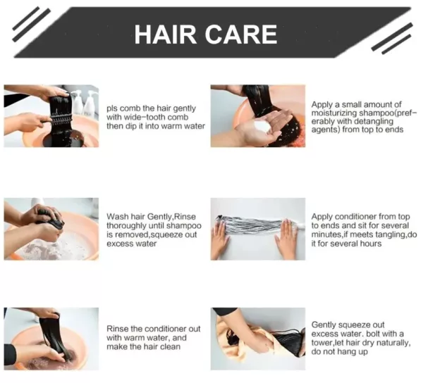 Tape In Hair Extensions Kinky Hair - Image 16