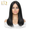 Short Bob Lace Front Brazilian T Part Bone Straight  Wig - Image 7