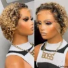 Short Curly Lace Pixie Brazilian Remy - Image 8