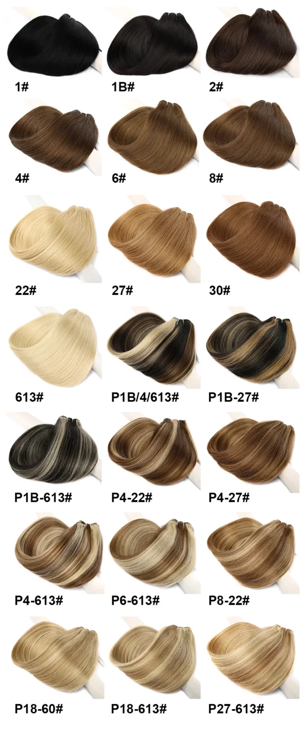 Straight Remy Hair Weft Extensions - Image 22