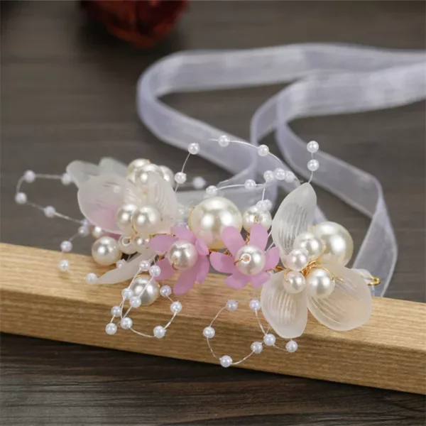 Children's Headwear Elegant Flower Wreath Fairy Crown Tiara - Image 34