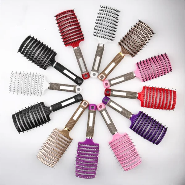 Bristle Nylon Hairbrush - Image 6