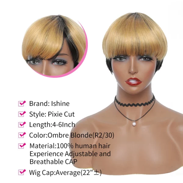 Brazilian Pixie Cut Wigs - Image 2