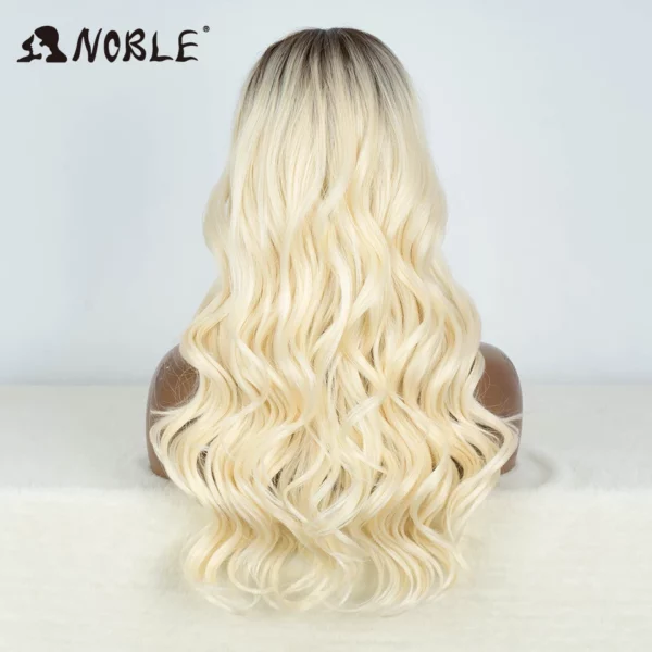 Synthetic Ombre Blonde Lace Wig - Image 26