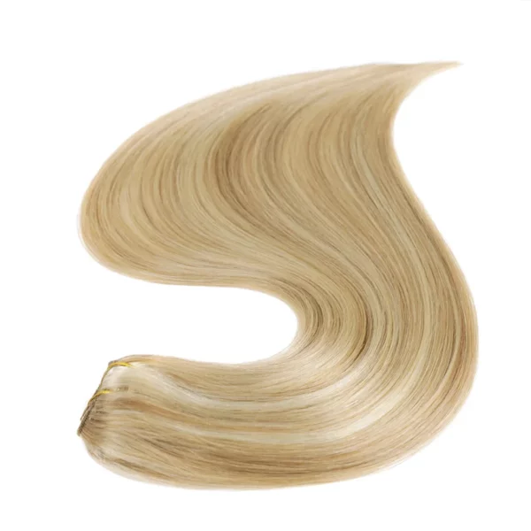 Clip in Hair Extensions Straight Hairpiece Full Head European - Image 25