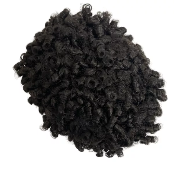 Curl Toupee for Black Men - Image 2