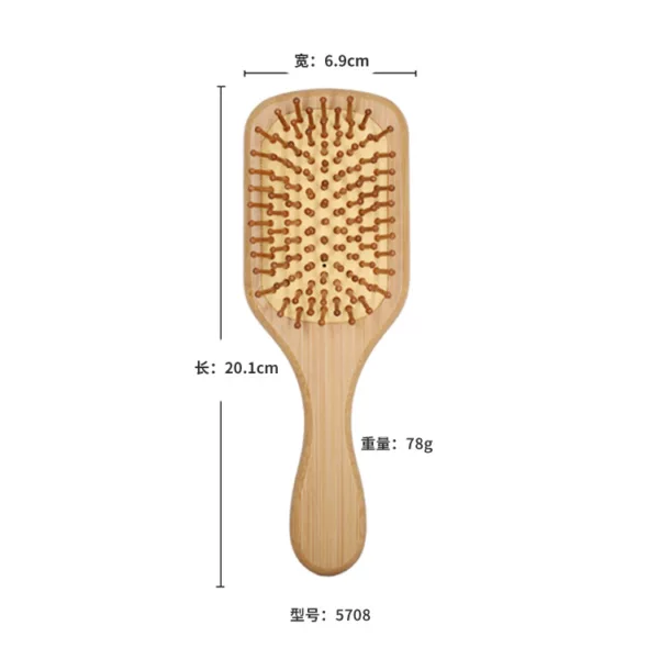 Bamboo Air Cushion Massage Comb Hair Brush - Image 16