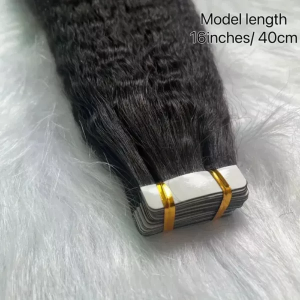 Tape In Hair Extensions Kinky Hair - Image 9