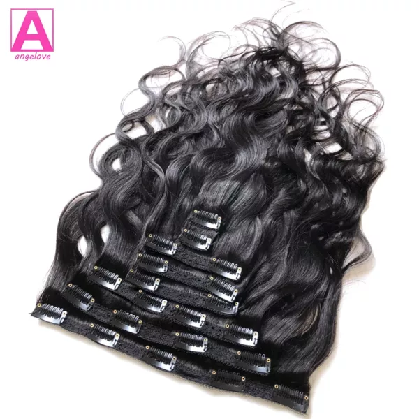 Body Wave Clip In Extensions - Image 4