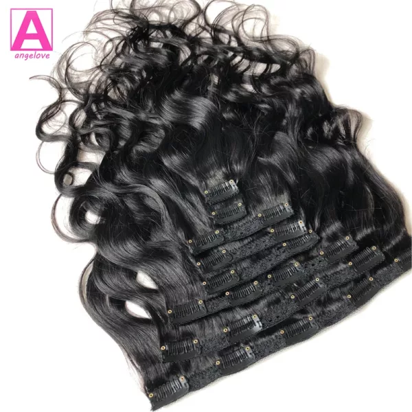 Body Wave Clip In Extensions - Image 5