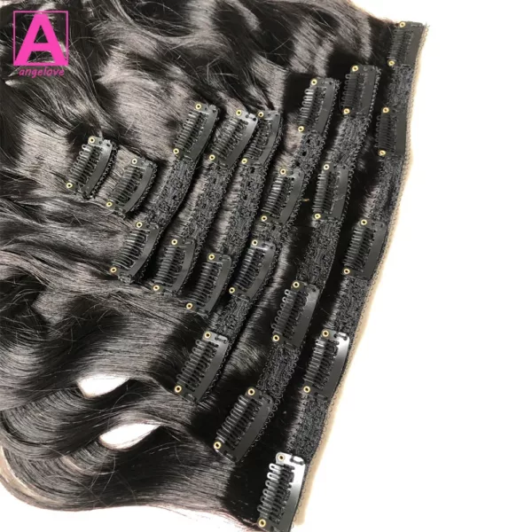 Body Wave Clip In Extensions - Image 6