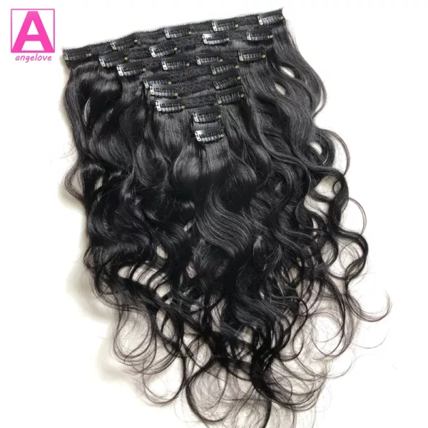 Body Wave Clip In Extensions - Image 7