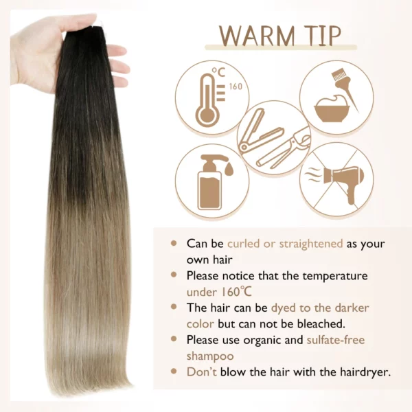 Ombre Tape In Hair Extensions - Image 58
