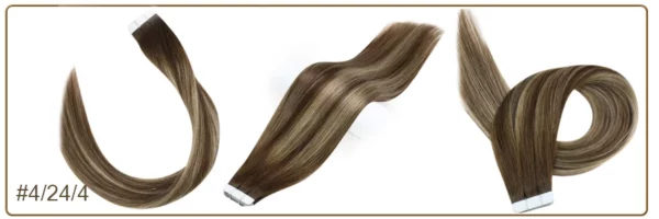 Ombre Tape in Human Hair Extensions - Image 59