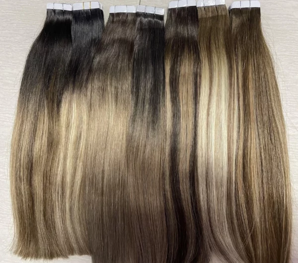 Ombre Tape in Human Hair Extensions - Image 32