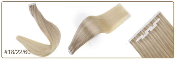 Ombre Tape in Human Hair Extensions - Image 53