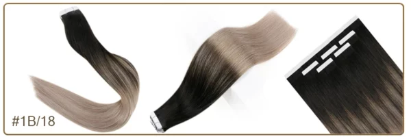 Ombre Tape In Hair Extensions - Image 39