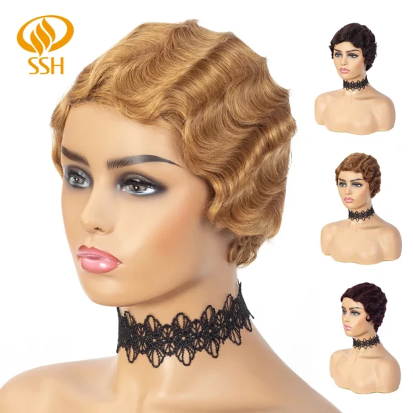 Remy Pixie Cut Wig - Image 15