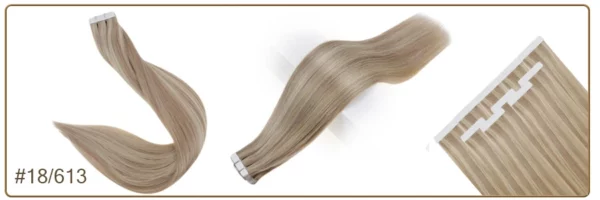 Ombre Tape in Human Hair Extensions - Image 54