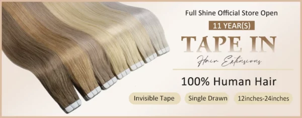 Ombre Tape in Human Hair Extensions - Image 31