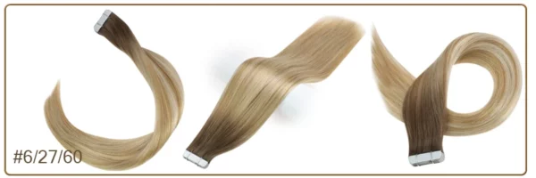 Ombre Tape in Human Hair Extensions - Image 60