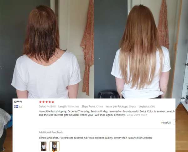 Ombre Tape In Hair Extensions - Image 63