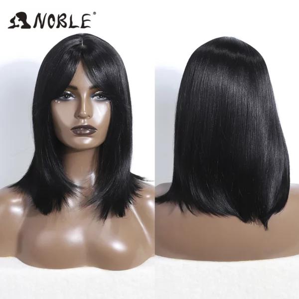 Silky Straight Synthetic Cosplay Bob Wig - Image 7