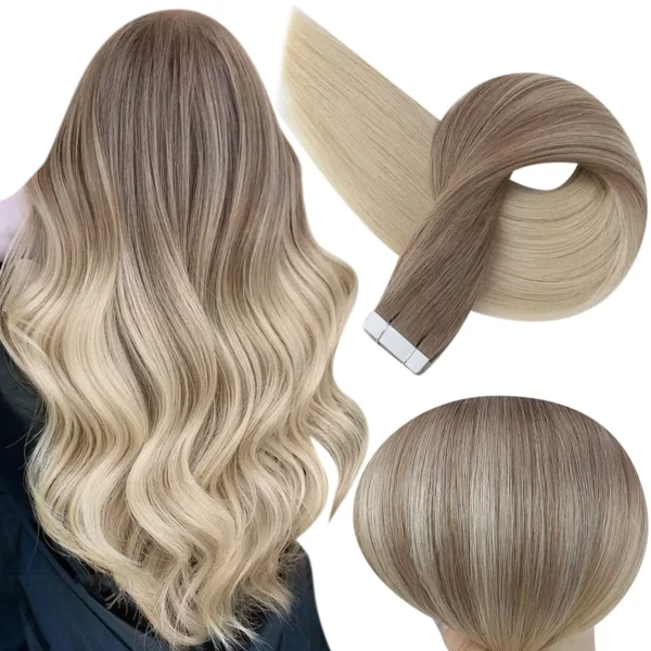 Ombre Tape In Hair Extensions - Image 17
