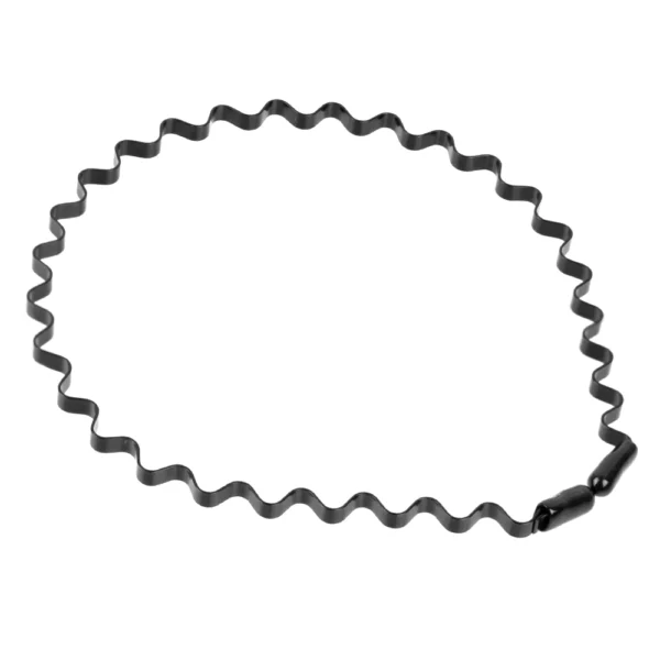 Fashion Black Metal Waved Style Unisex Hair Band - Image 16