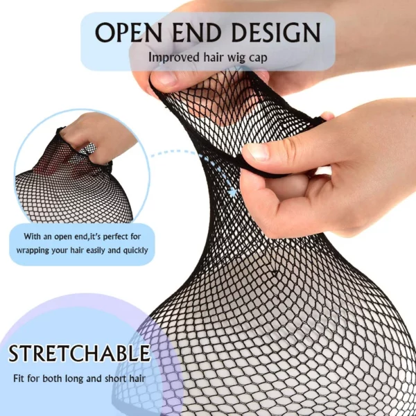 Elastic Mesh Net Caps Fishnet - Image 3