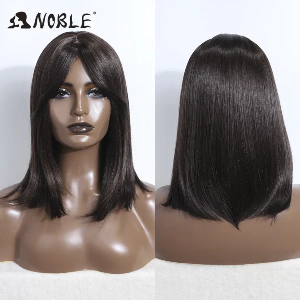 Silky Straight Synthetic Cosplay Bob Wig