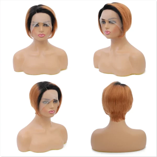 Short Bob Pixie Lace Wig - Image 9