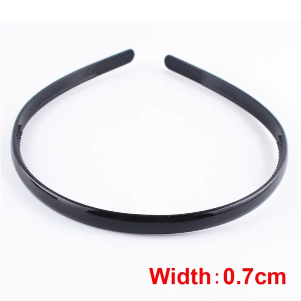 Fashion Black Metal Waved Style Unisex Hair Band - Image 12