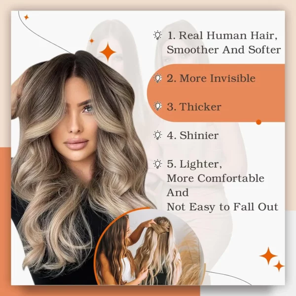 Ombre Tape In Hair Extensions - Image 6
