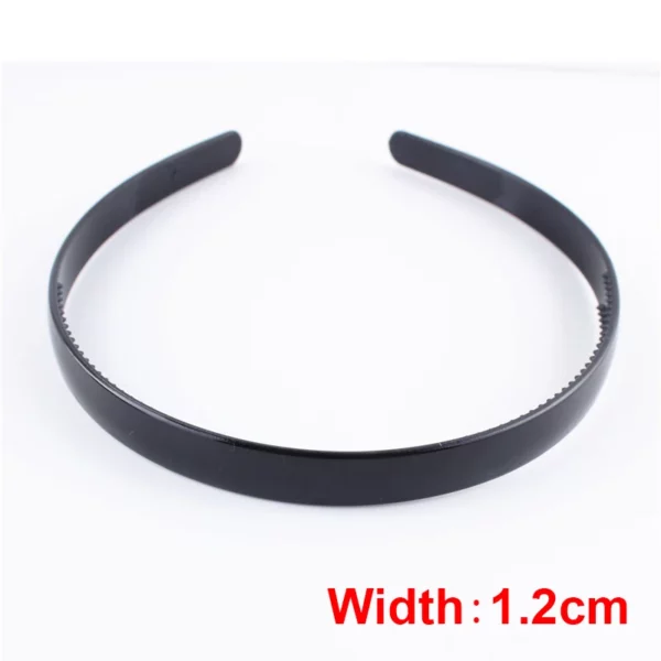 Fashion Black Metal Waved Style Unisex Hair Band - Image 8