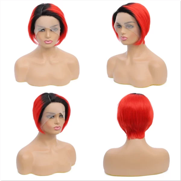 Short Bob Pixie Lace Wig - Image 11