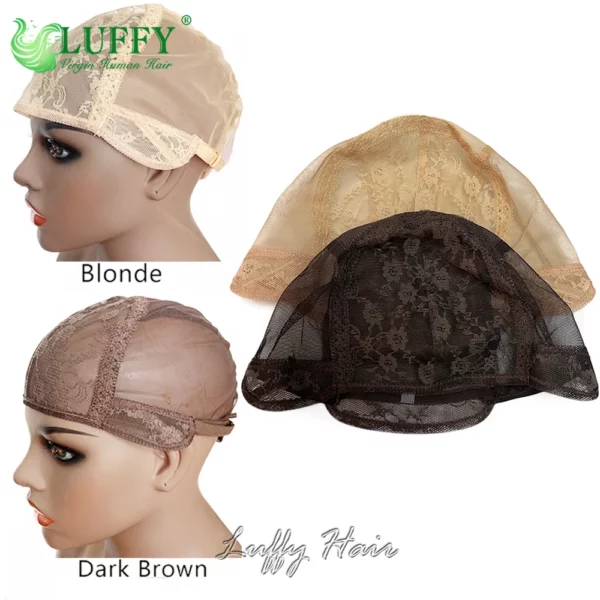 Lace Wig Cap for Making Wigs With Adjustable Strap - Image 3