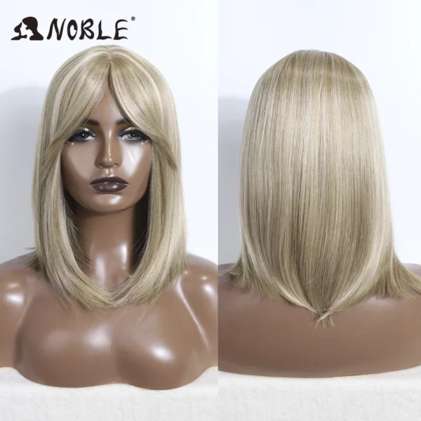 Silky Straight Synthetic Cosplay Bob Wig - Image 12