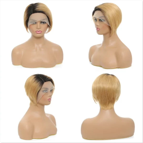 Short Bob Pixie Lace Wig - Image 7