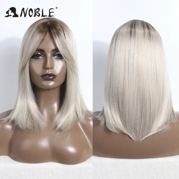 Silky Straight Synthetic Cosplay Bob Wig - Image 10