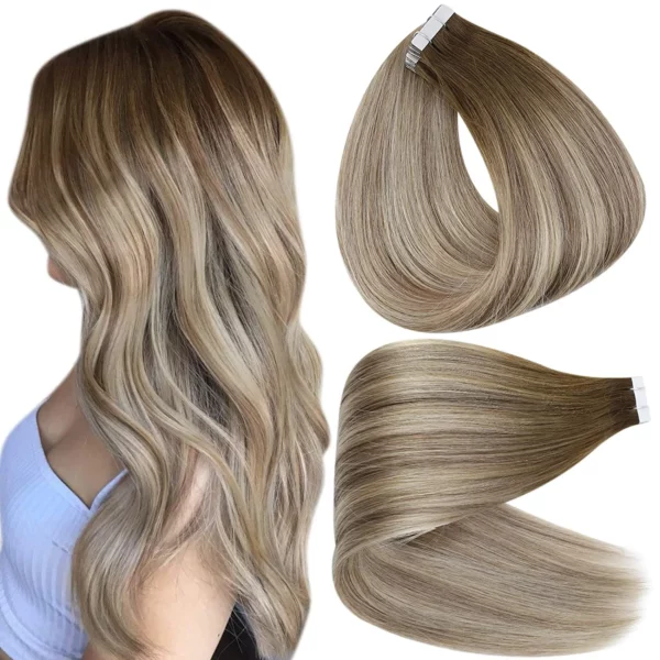 Ombre Tape In Hair Extensions - Image 8