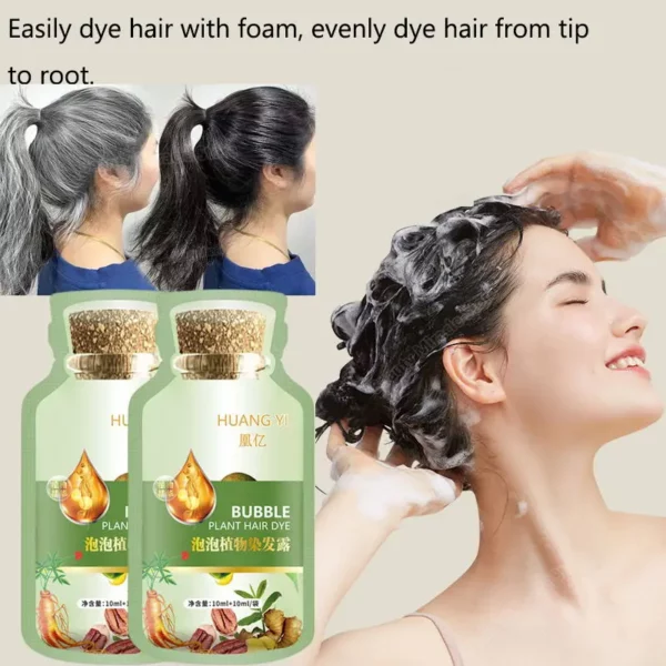 Pure Natural Herbal Hair Dye Shampoo - Image 17