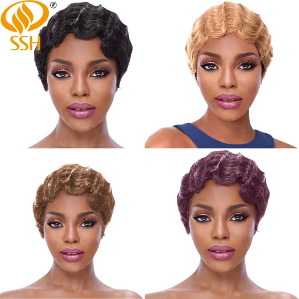 Remy Pixie Cut Wig - Image 2