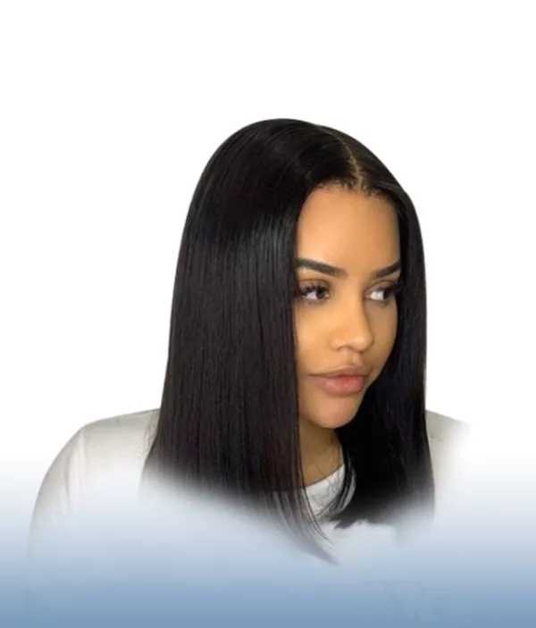 14" Straight Peruvian Lace Frontal wig