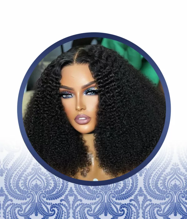 16" 4x4 Deep Curl Wig