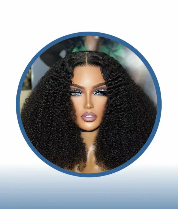 16" 4x4 Deep Curl Wig - Image 2