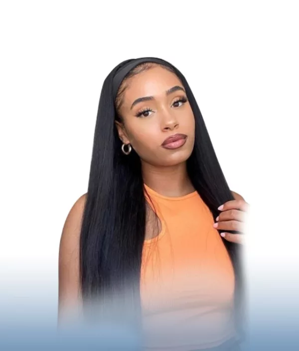 20 Inch Straight Headband Wig