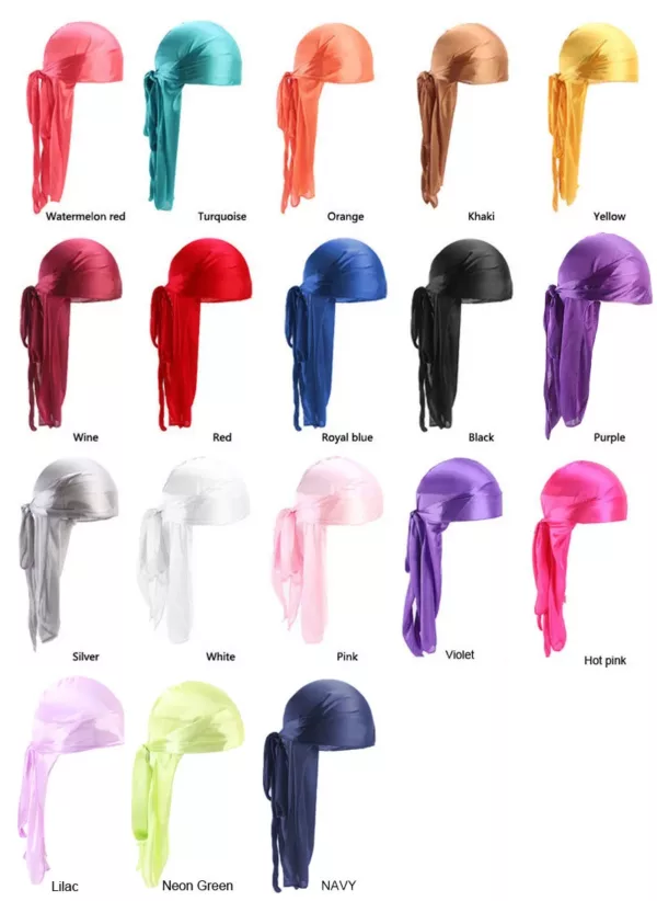 Solid Color Silky Durag - Image 21