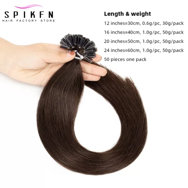 Keratin Bond Hair Extensions Capsule U Tip - Image 18