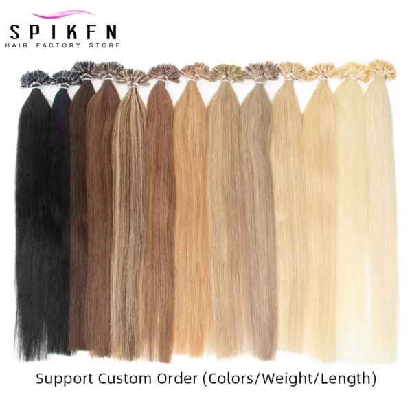 Keratin Bond Hair Extensions Capsule U Tip - Image 3